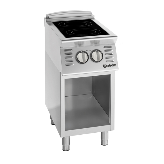 Bartscher Elektroherd 900 2 Kochfelder OU