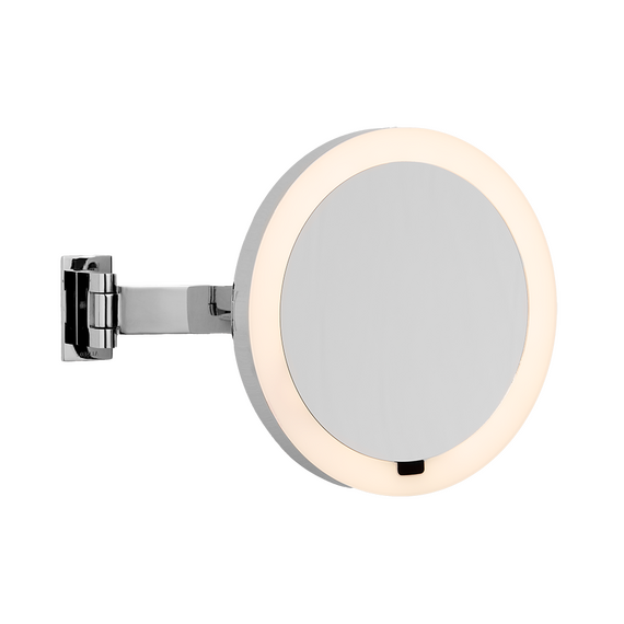 Aliseo LED Interface Beleuchteter Kosmetikspiegel - ø 220 mm, Batteriespiegel, Schwenkarm, USB-Aufladung, Variante: Schwenkarm, Bild 2