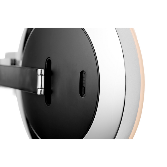 Aliseo LED Interface Beleuchteter Kosmetikspiegel - ø 220 mm, Batteriespiegel, Schwenkarm, USB-Aufladung, Variante: Schwenkarm, Bild 3