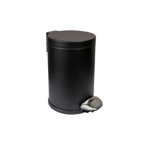 Aliseo Prestige Hygieneeimer - schwarz matt, 3 Liter