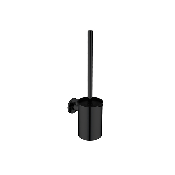Aliseo Complementary WC-Bürstengarnitur - Wandmontage, schwarz