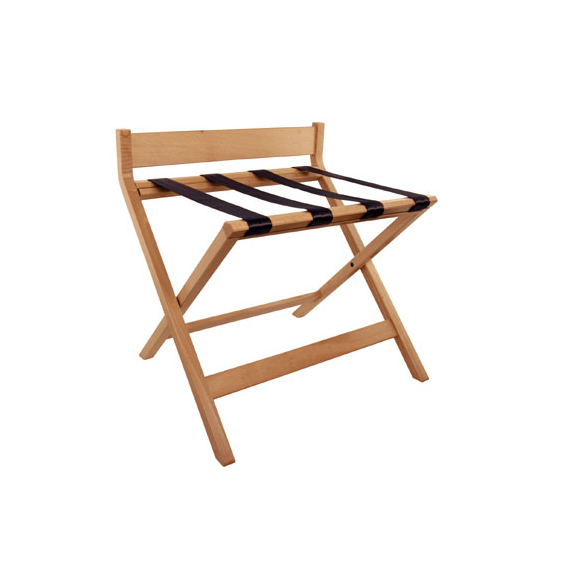 Aliseo Kofferablage - mit Rückenlehne, Buche natur