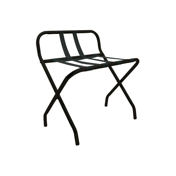 Aliseo Kofferablage - mit Rückenlehne, schwarz/schwarz