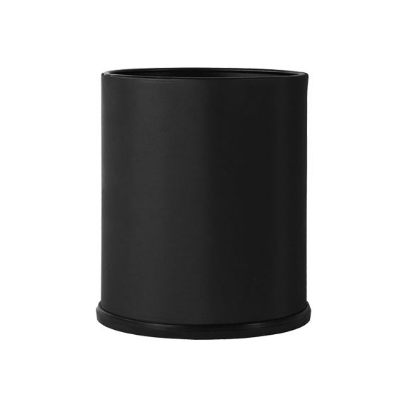 Aliseo Londoner Abfallbehälter - rund, schwarz