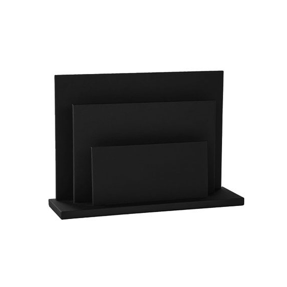 Aliseo Londoner Zeitschriftenständer - schwarz