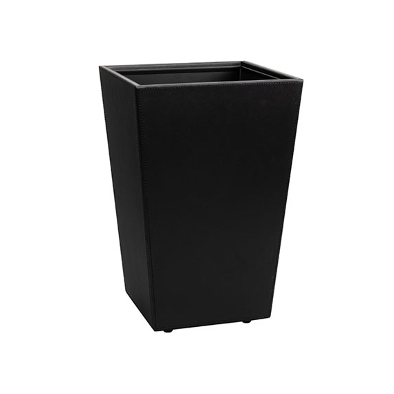 Aliseo Londoner Abfallbehälter - eckig, schwarz