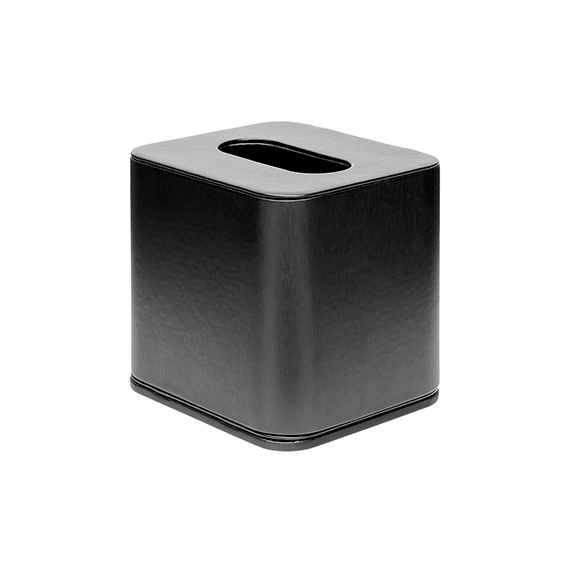 Aliseo Londoner Modernline Kosmetiktuchspender - Würfelform, schwarz