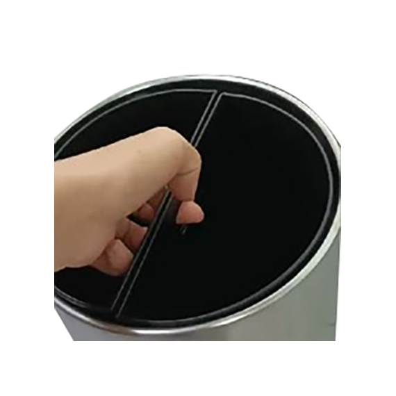 Aliseo Trenneinsatz für Abfallbehälter (190025/190055) - schwarz