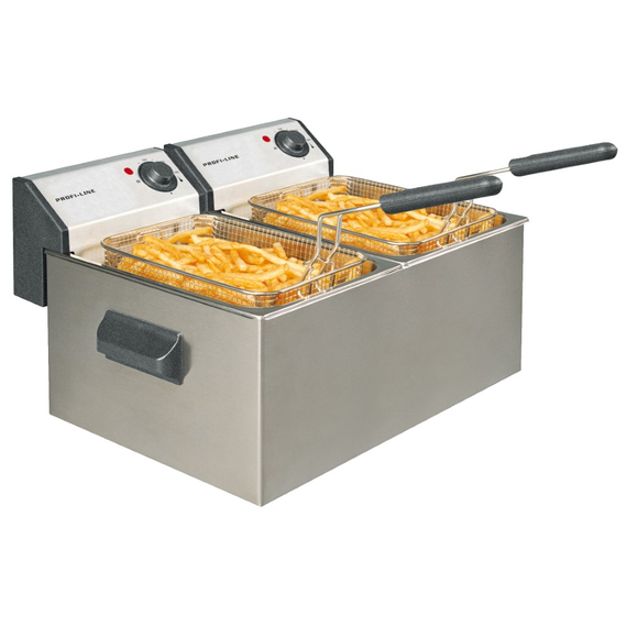 Neumärker Elektro-Fritteuse 2x 5 Liter 