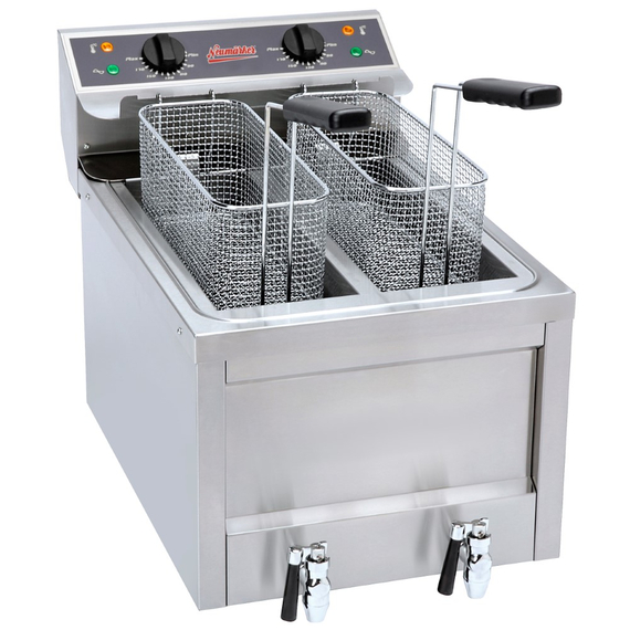 Neumärker Fritteuse Dual 2x 8 Liter 