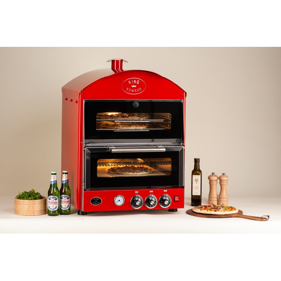 Neumärker King Edward Vintage Pizzaofen PK1W mit Warmhaltefach, Bild 3
