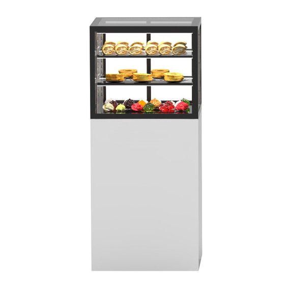 Neumärker Design-Kühlvitrine Intergra IN60/50-140 mit Sockel 