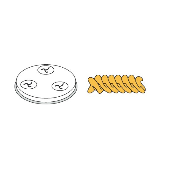 Neumärker Pasta-Scheibe Ø 50 mm Fusilli für Nudelmachine PF15E 