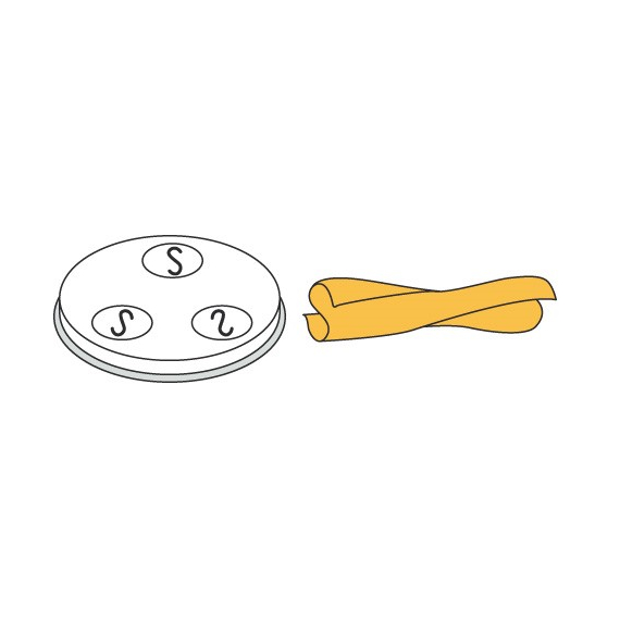 Neumärker Pasta-Scheibe Ø 57 mm Casreccie für Nudelmachine PF25E/PF40E 