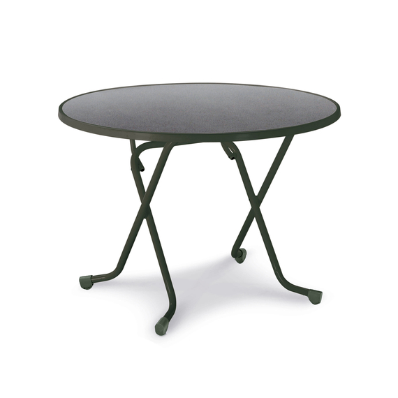 Barths Dublin - Klapptisch rund Ø 100 cm, Anthrazit