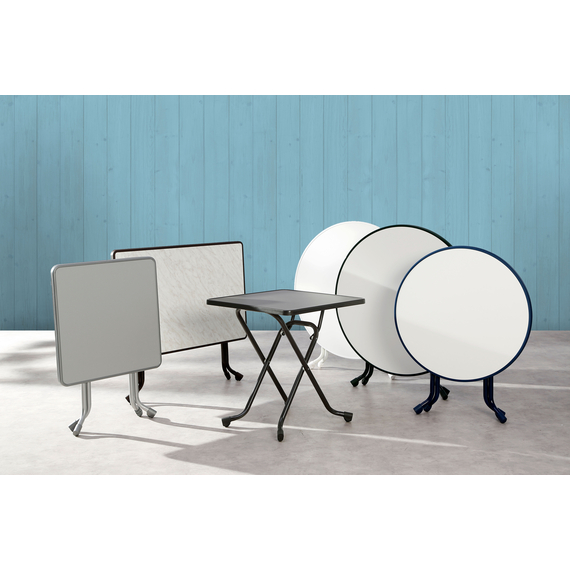 Barths Madrid - Klapptisch rechteckig 110x70 cm, Weiß, Bild 2