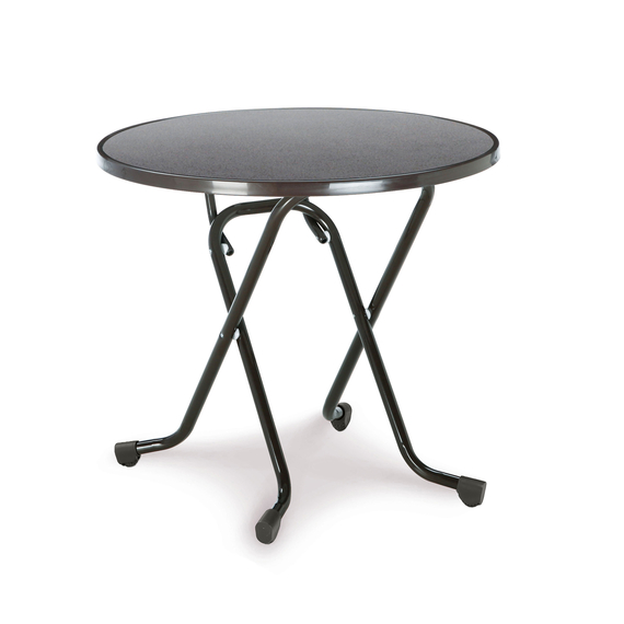 Barths Dublin - Klapptisch rund Ø 80 cm, Anthrazit