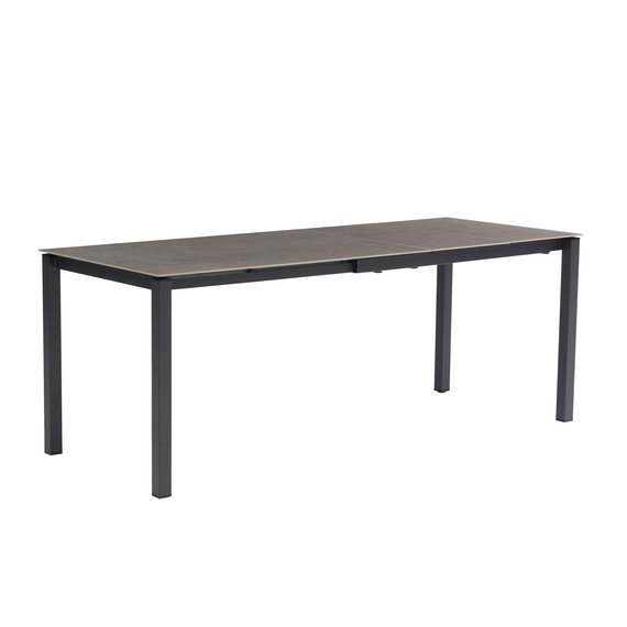 Barths Palazzo - Ausziehbarer Tisch 120/160-200x80 cm, Anthrazit