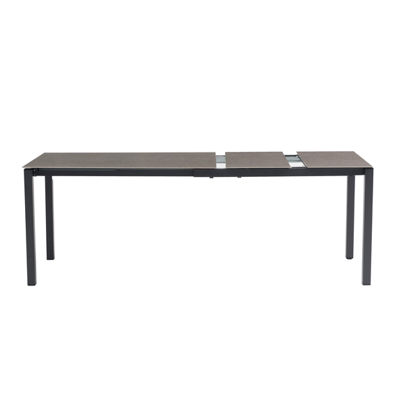 Barths Palazzo - Ausziehbarer Tisch 120/160-200x80 cm, Anthrazit, Bild 2