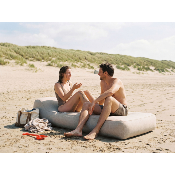 Barths Solo - Aufblasbare Einzelliege, Sand, Bild 7