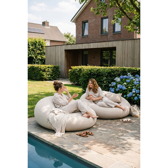 Barths Nest - Aufblasbares Daybed, Sand, Bild 5