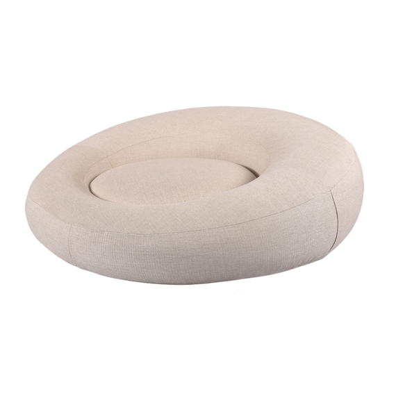 Barths Nest - Aufblasbares Daybed, Sand, Bild 4
