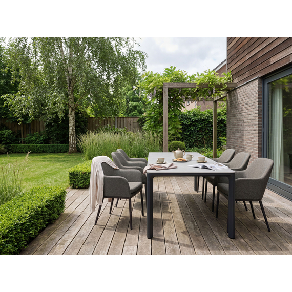 Barths Belfort - Rechteckiger Dining Tisch 210x90 cm, Anthrazit, Bild 6