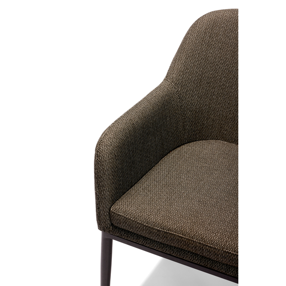 Barths Belfort - Dining Stuhl mit Armlehne, Anthrazit, Bild 5