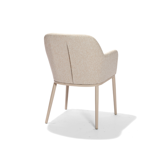 Barths Belfort - Dining Stuhl mit Armlehne, Sand, Bild 2