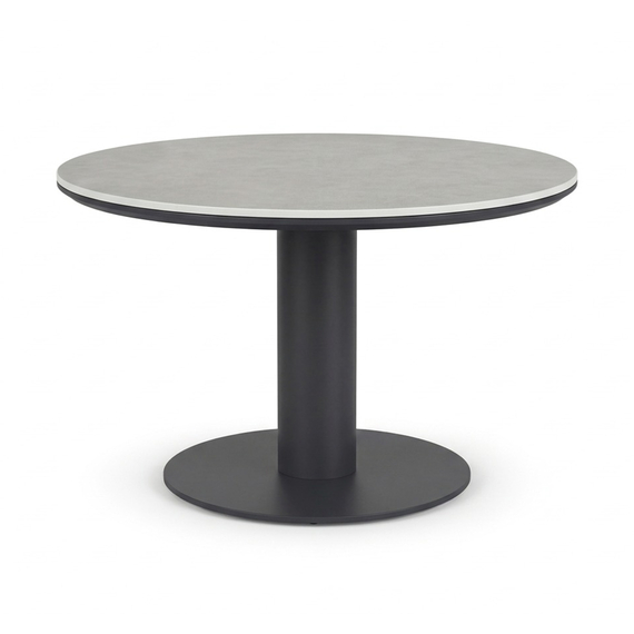 Barths Porto - Runder Dining Tisch Ø 130 cm, Anthrazit