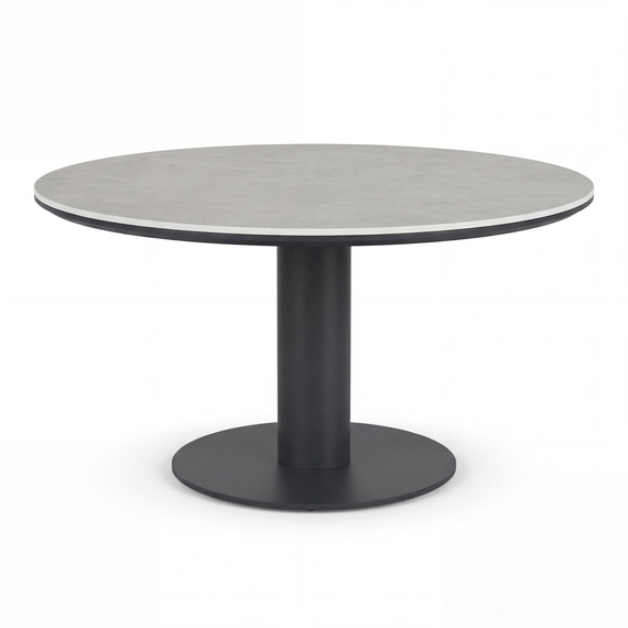 Barths Porto - Runder Dining Tisch Ø 150 cm, Anthrazit