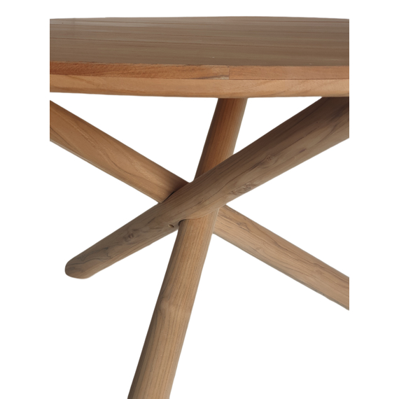 Barths Mola - Runder Dining Tisch Teak, Teak, Bild 2