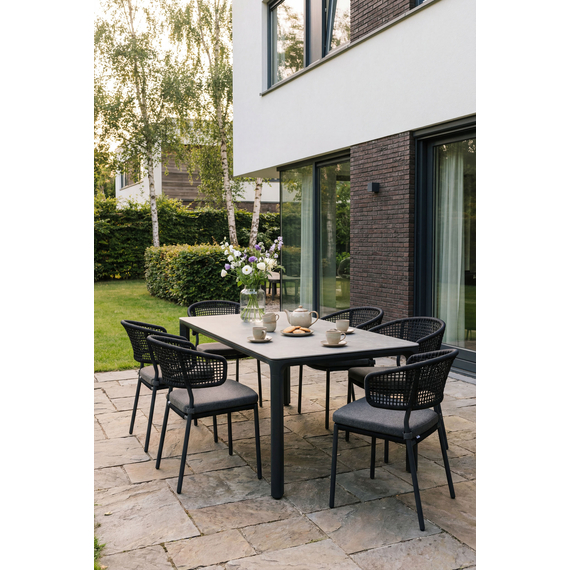 Barths Belfort - Rechteckiger Dining Tisch 140x90 cm, Anthrazit, Bild 4