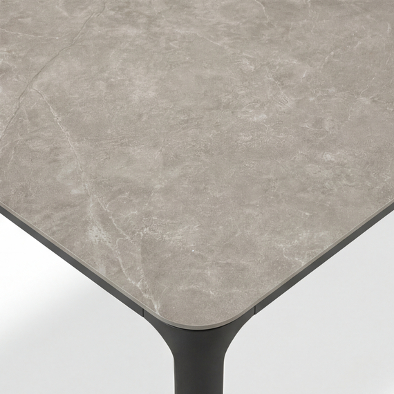 Barths Belfort - Rechteckiger Dining Tisch 140x90 cm, Anthrazit, Bild 2