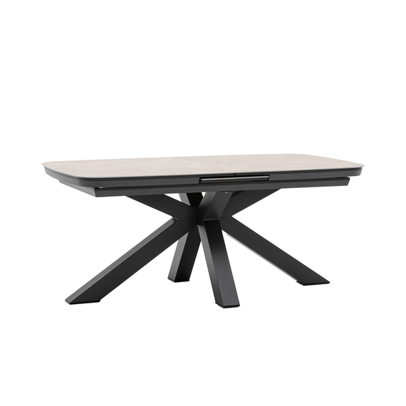 Barths Torino - Ausziehbarer Tisch 180/220x100 cm, Anthrazit