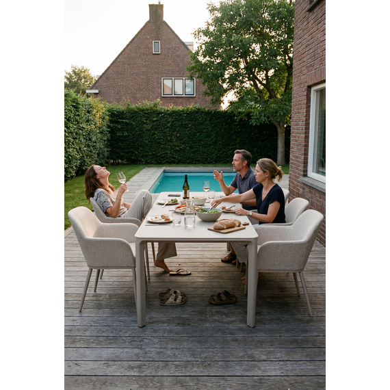 Barths Belfort - Rechteckiger Dining Tisch 210x90 cm, Sand, Bild 3