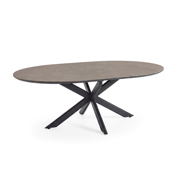Barths Fellow - Ausziehbarer Dining Tisch 145/200x145x75 cm, Anthrazit