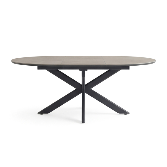 Barths Fellow - Ausziehbarer Dining Tisch 145/200x145x75 cm, Anthrazit, Bild 2