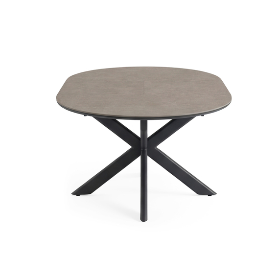 Barths Fellow - Ausziehbarer Dining Tisch 145/200x145x75 cm, Anthrazit, Bild 4