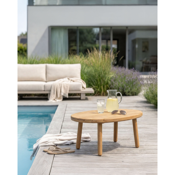Barths Lungo - Beistelltisch 70x45x33 cm, Teak, Bild 5