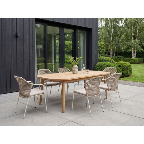 Barths Madera - Ausziehbarer Dining Tisch Teak 180/240-100 cm, Teak, Bild 7