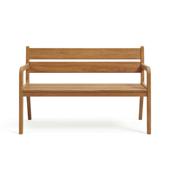 Barths Helsinki - Bank 140 cm Teak, Teak, Bild 2