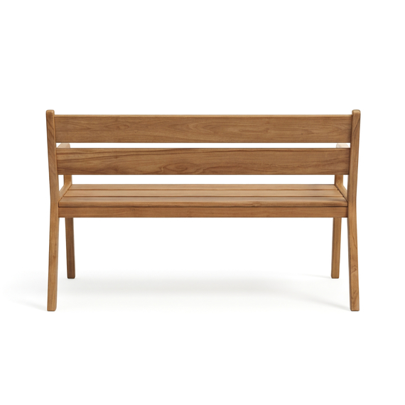 Barths Helsinki - Bank 140 cm Teak, Teak, Bild 3