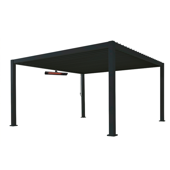 Barths Cadiz - Heizstrahler (222 W – 2000 W), Schwarz, Bild 5