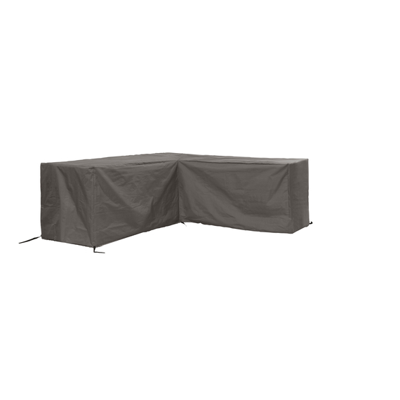 Barths Schutzhülle für Lounge-Sets L-Form 300/90x300/90x70 cm, Hellgrau