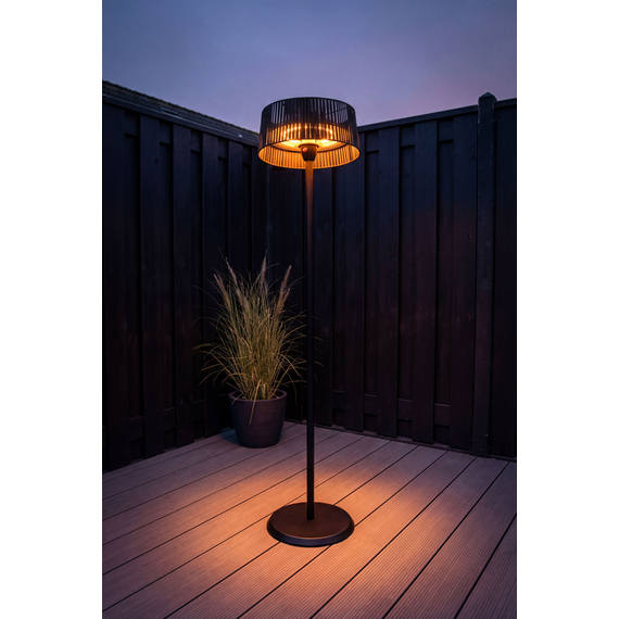 Barths Zen - Terrassenheizstrahler stehend 1500W, Schwarz, Bild 7