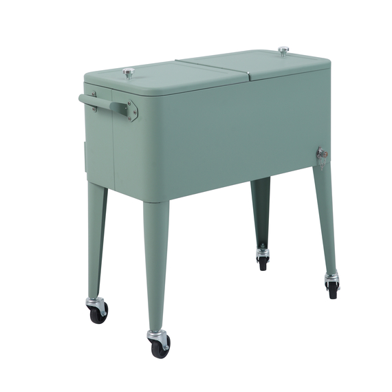 Barths Icy - Rollbarer Kühlbox, Grün, Bild 6