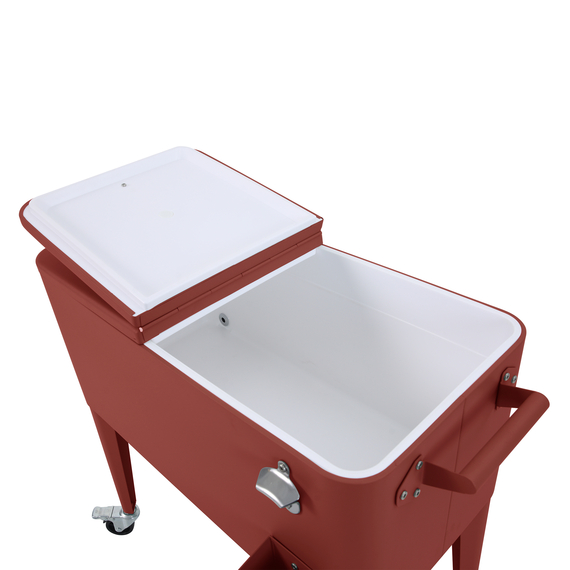 Barths Icy - Rollbarer Kühlbox, Terrakotta, Bild 4