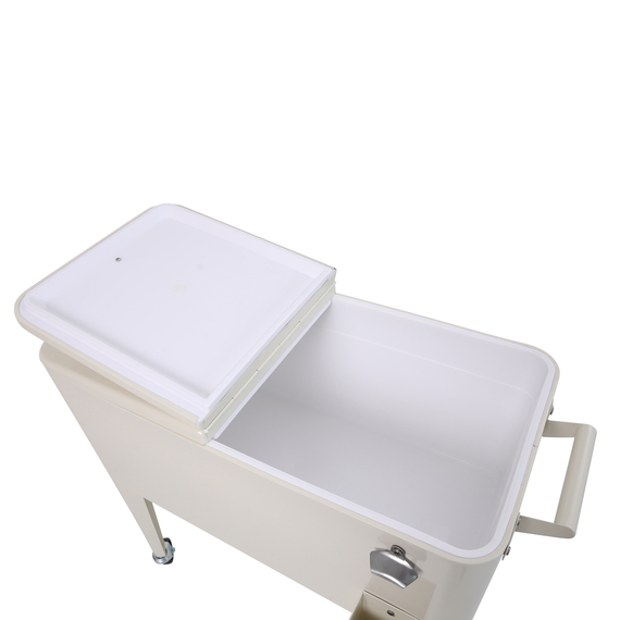 Barths Icy - Rollbarer Kühlbox, Beige, Bild 4