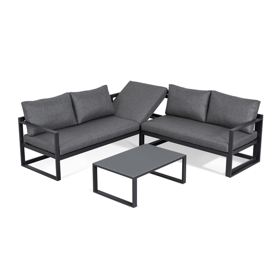 Barths Paros - Lounge-Set, Anthrazit, Bild 3
